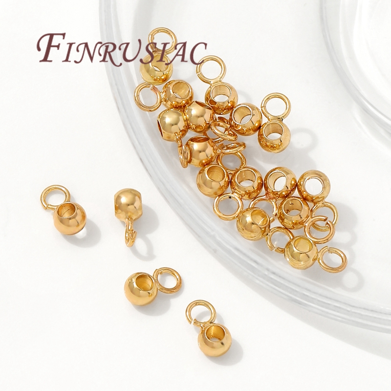 Gold Plated Ring - KC Gold Plated Bails with Open