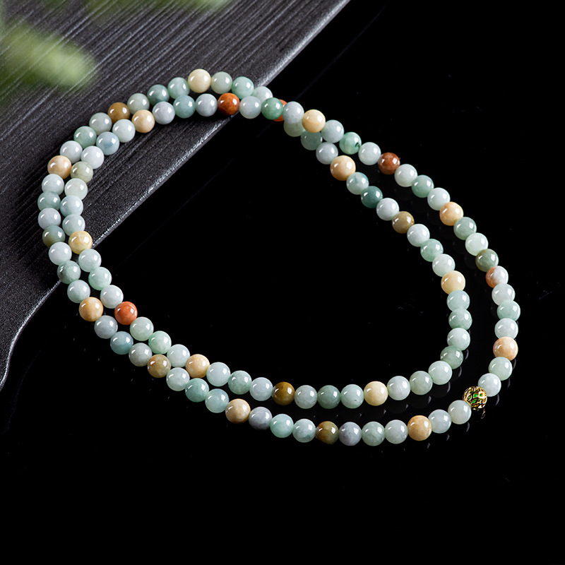 Charm Bracelet Beads - Burmese Jadeite Beads Bracelet Necklace Real