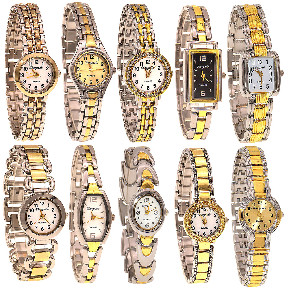 Jewelry Watches For Women - 10pcs/Lot, Mixed Bulk Elegant Women's Watches