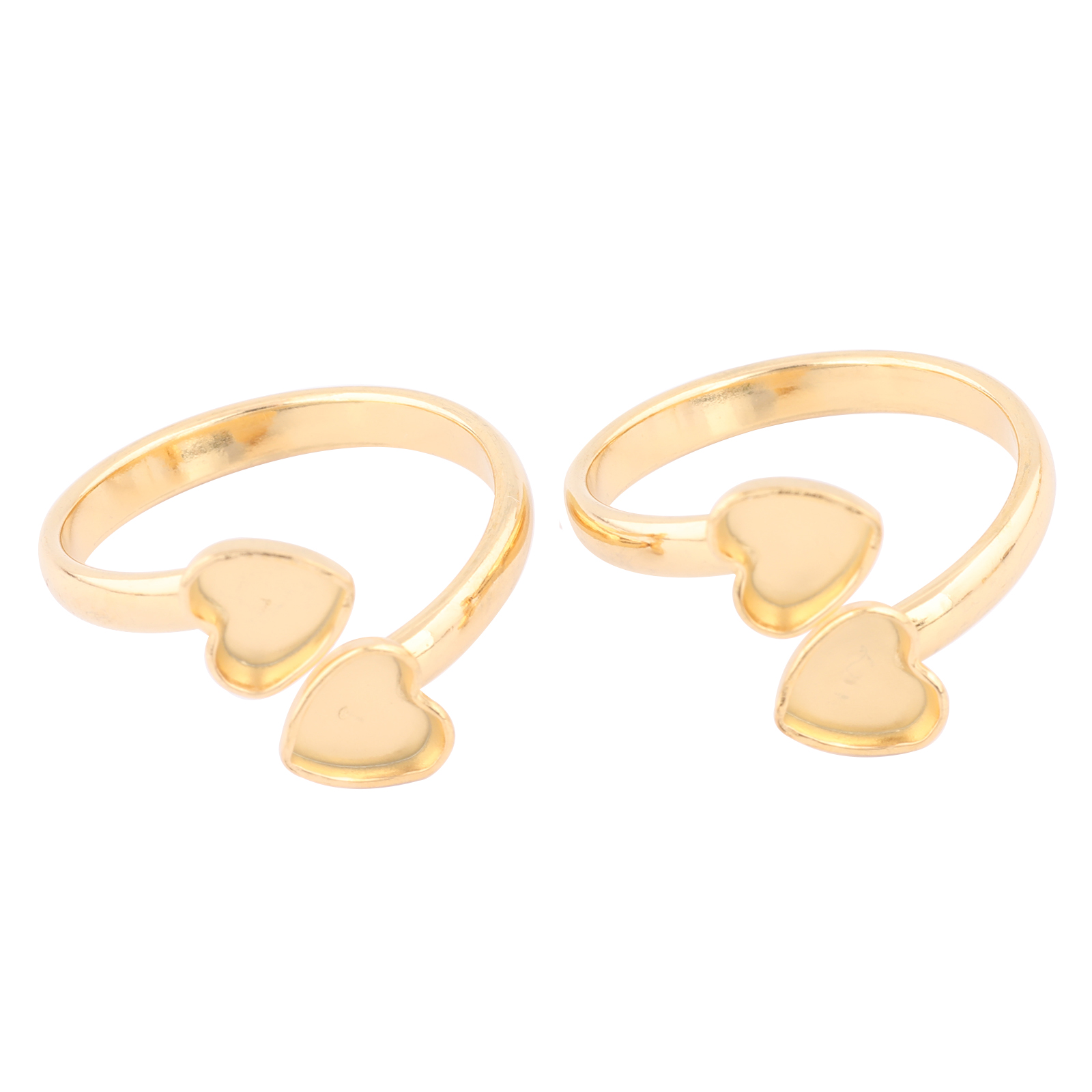 Gold Plated Ring - 10pcs Stainless Steel Gold Plated Fit