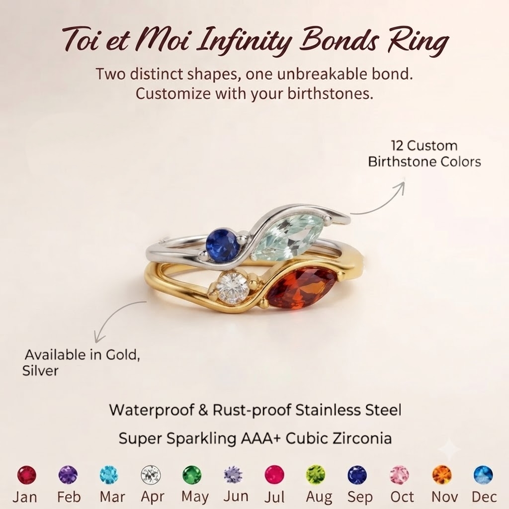 DOREMI Waterproof Tarnish Resi - Birthstone Ring Set recension och pris