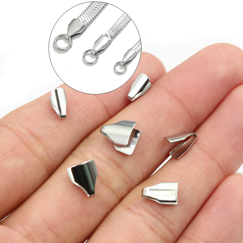 100pcs Stainless Steel 2-7mm F - Charm Bracelet Beads recension och pris