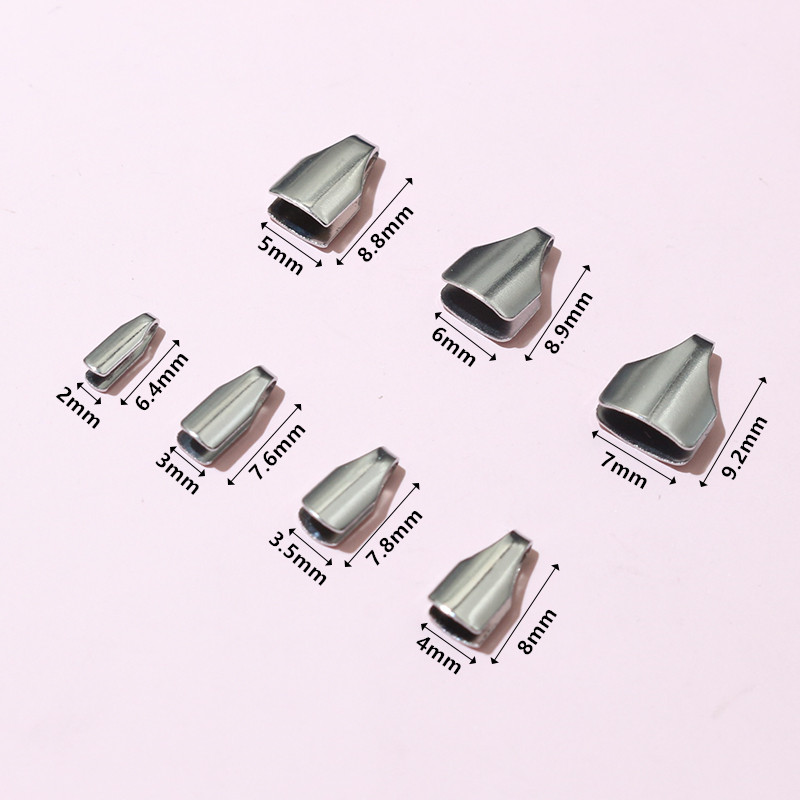 100pcs Stainless Steel 2-7mm F - Charm Bracelet Beads recension och pris