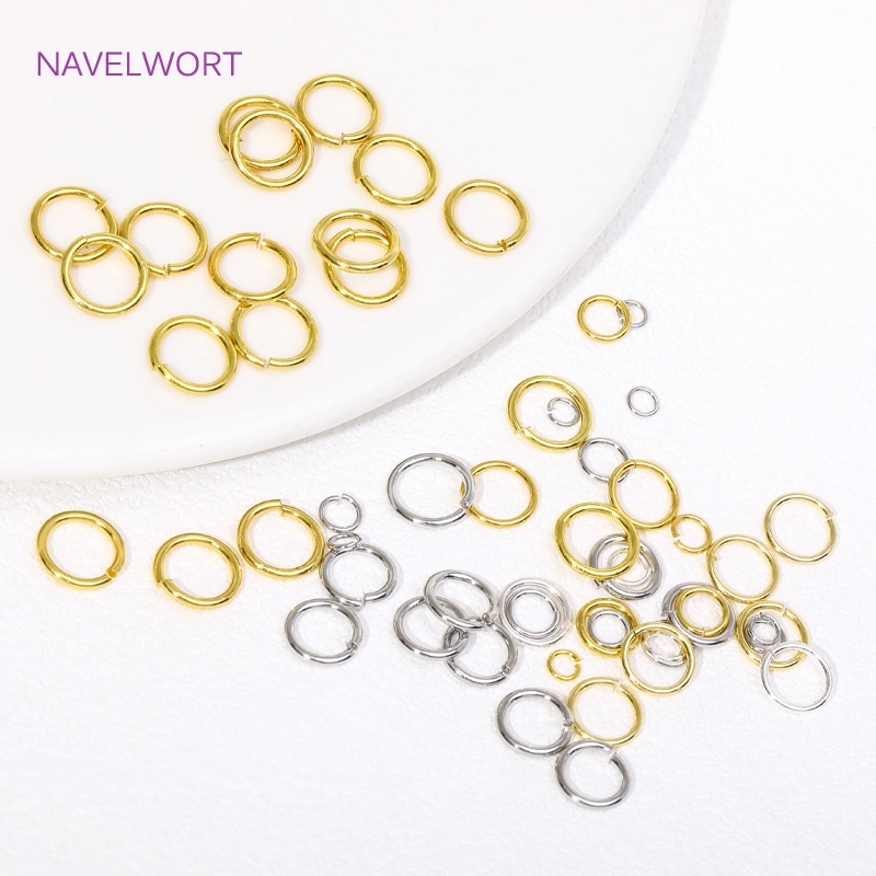 14K/18K Gold Plated Split Ring - Gold Plated Ring recension och pris