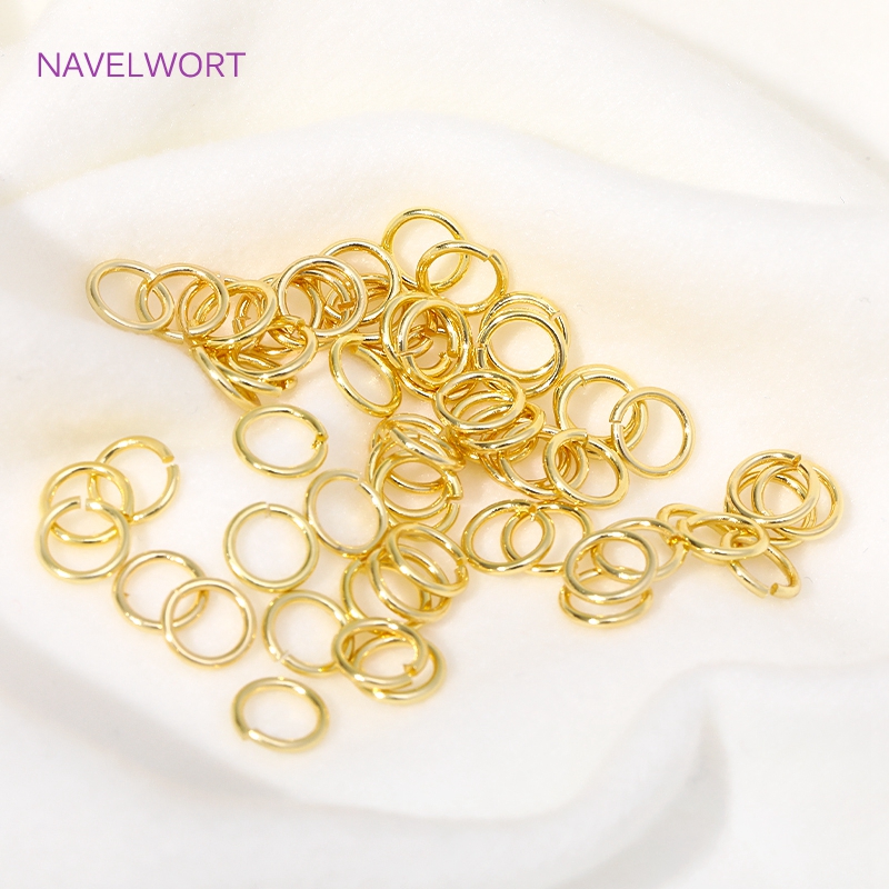 14K/18K Gold Plated Split Ring - Gold Plated Ring recension och pris