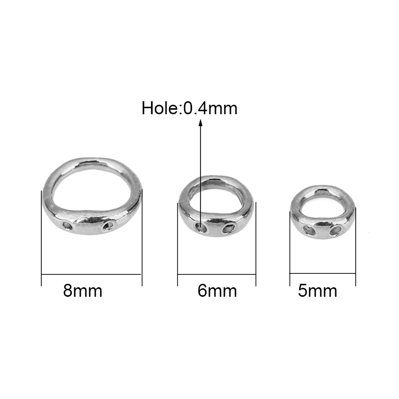 20pcs Stainless Steel Necklace - Charm Bracelet Beads recension och pris
