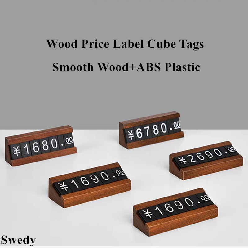 10 Sets Small Wood Price Sign  - Jewelry Watches For Sale recension och pris