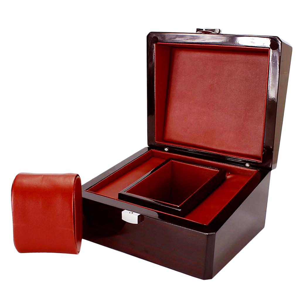 Solid Wood Watch Storage Box w - Jewelry Or Watches recension och pris
