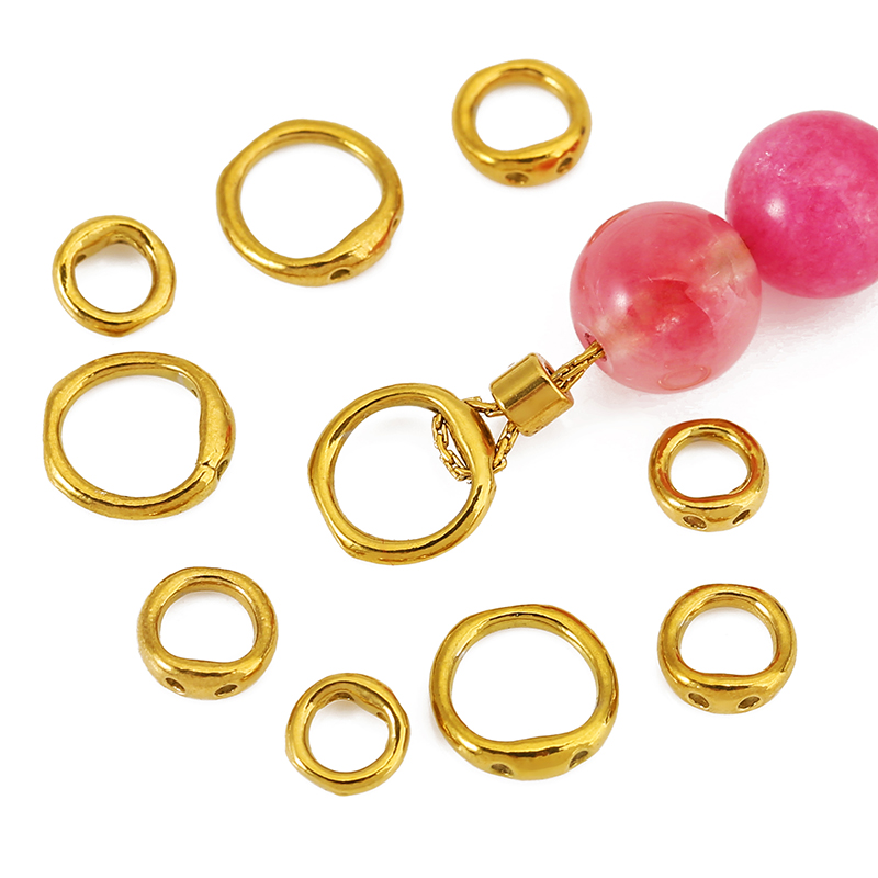 30pcs 5/6/8mm Stainless Steel  - Charm Bracelet Beads recension och pris