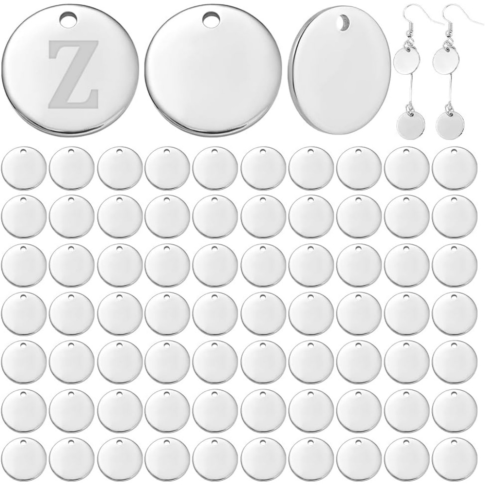 100pcs 12mm 304 Stainless Stee - Engraved Name Necklace recension och pris