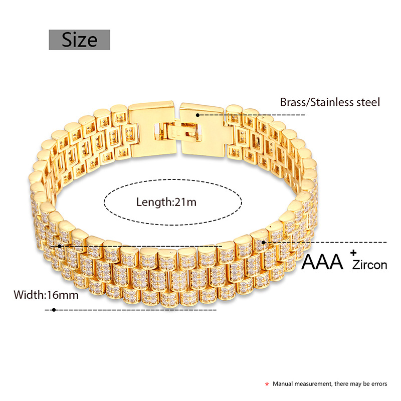 Hip Hop AAA CZ Stone Paved Bli - Icebox Jewelry Watches recension och pris