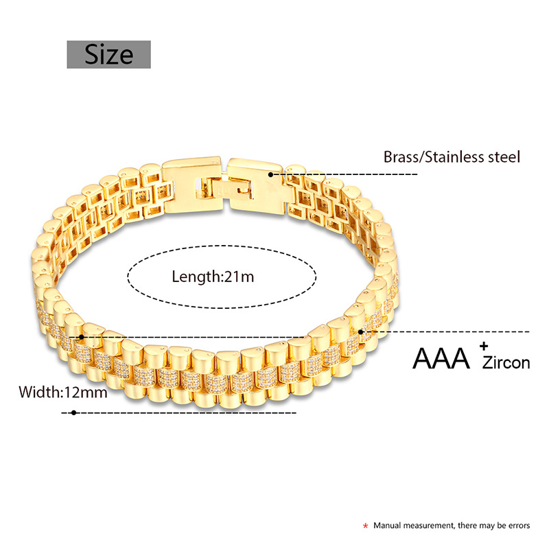 Hip Hop AAA CZ Stone Paved Bli - Icebox Jewelry Watches recension och pris