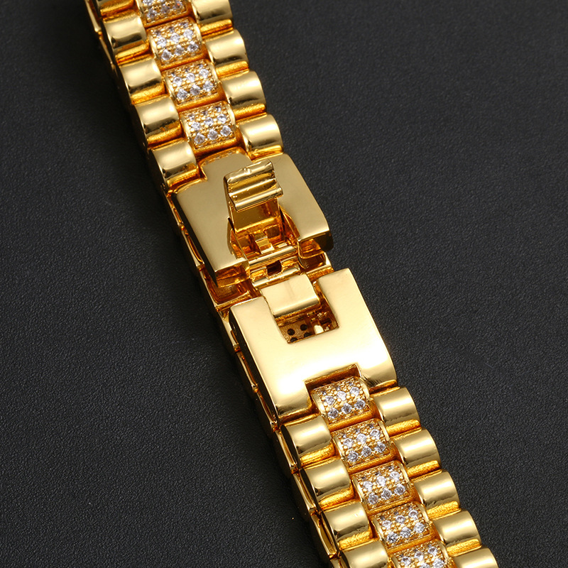 Hip Hop AAA CZ Stone Paved Bli - Icebox Jewelry Watches recension och pris
