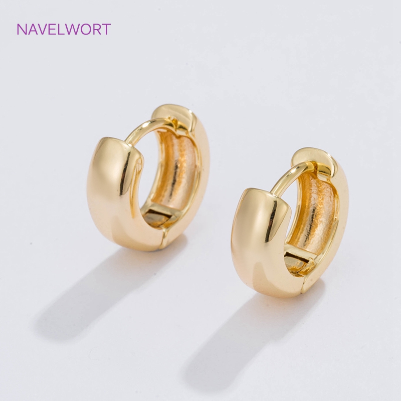 6 Sizes Gold Plated Circle Hoo - Gold Plated Ring recension och pris