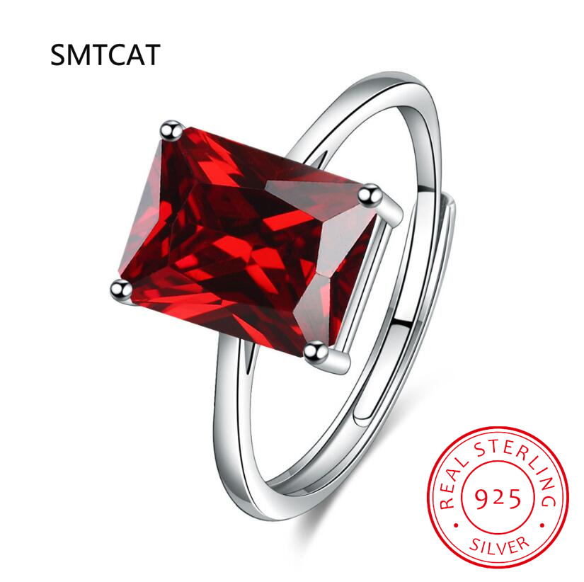 Emerald Cut Natural Citrine 92 - Birthstone Ring Set recension och pris