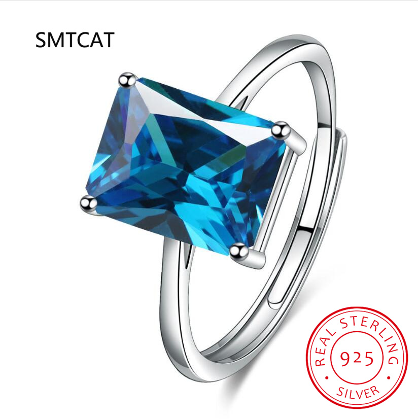 Emerald Cut Natural Citrine 92 - Birthstone Ring Set recension och pris