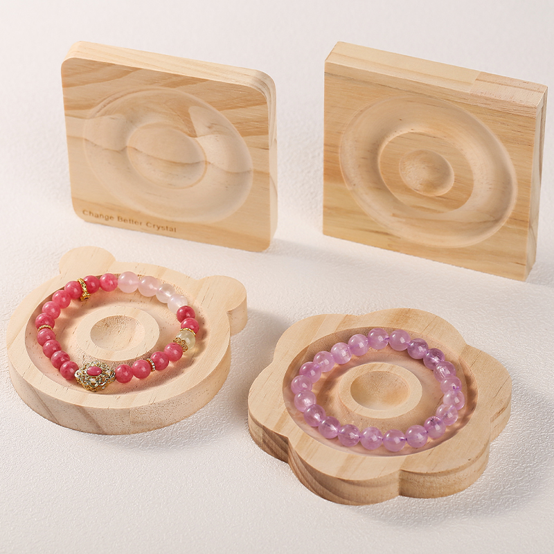 1Pc DIY Natural Wooden Beading - Charm Bracelet Beads recension och pris