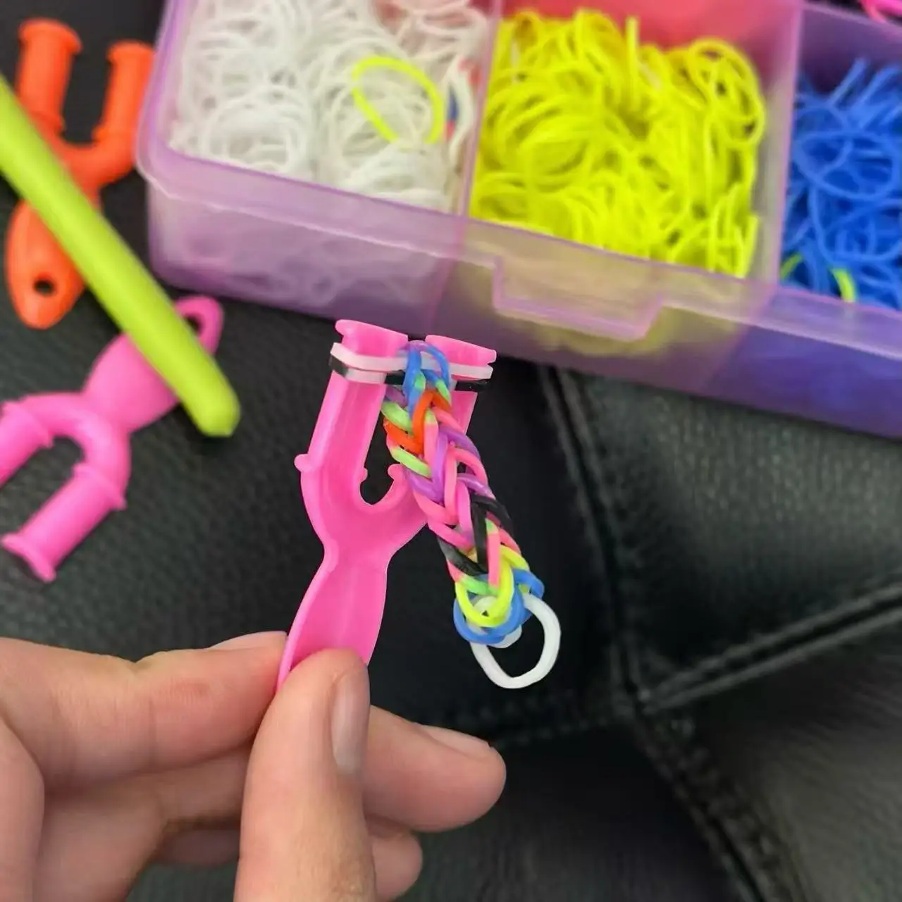 4800 Loom Bands Kit, Rubber Ba - Charm Bracelet Beads recension och pris