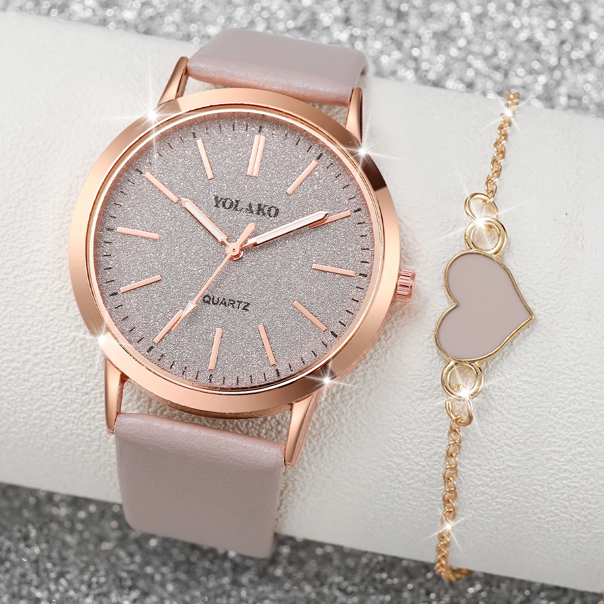 2PCS/Set Fashion Women Watches - Jewelry Watches For Women recension och pris