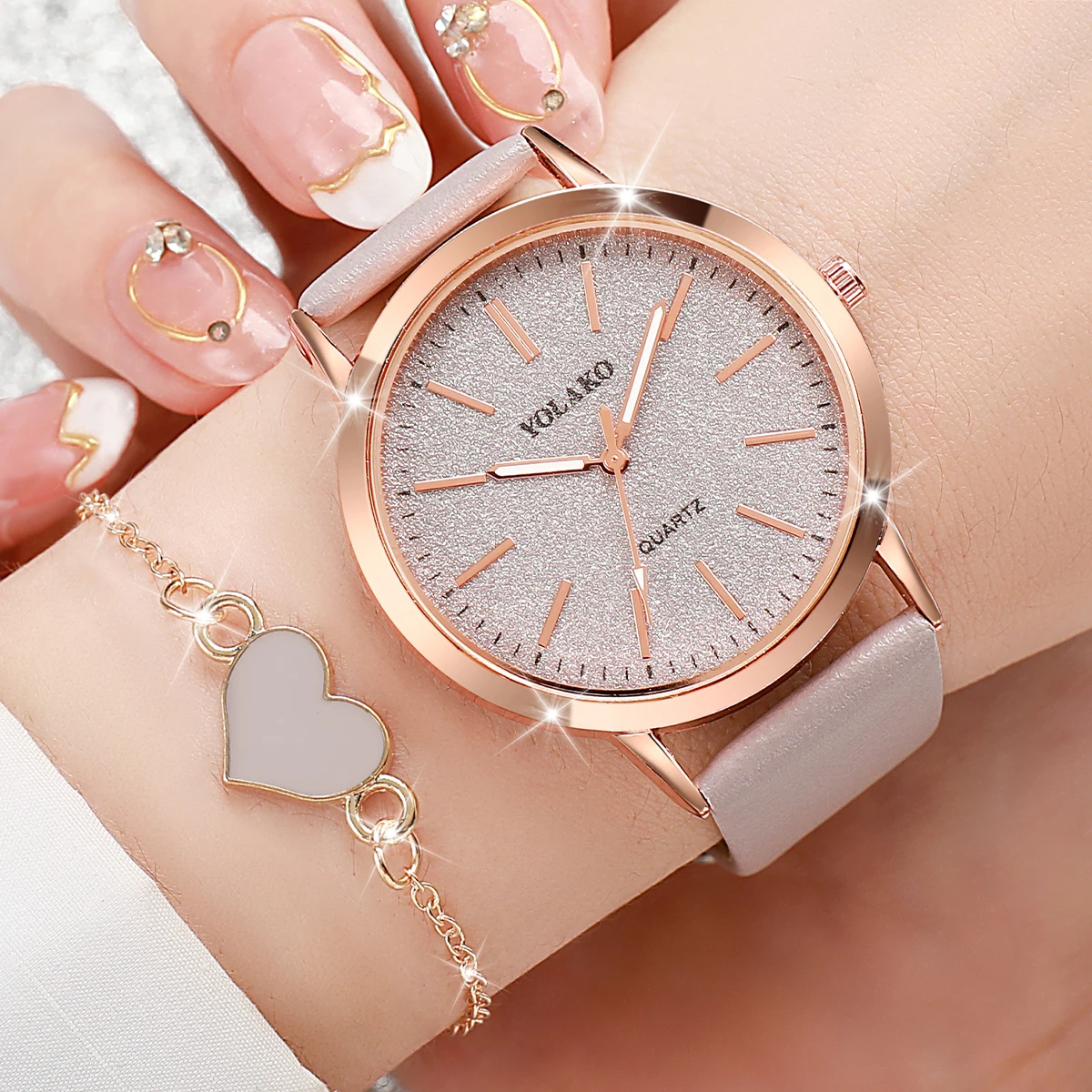 2PCS/Set Fashion Women Watches - Jewelry Watches For Women recension och pris