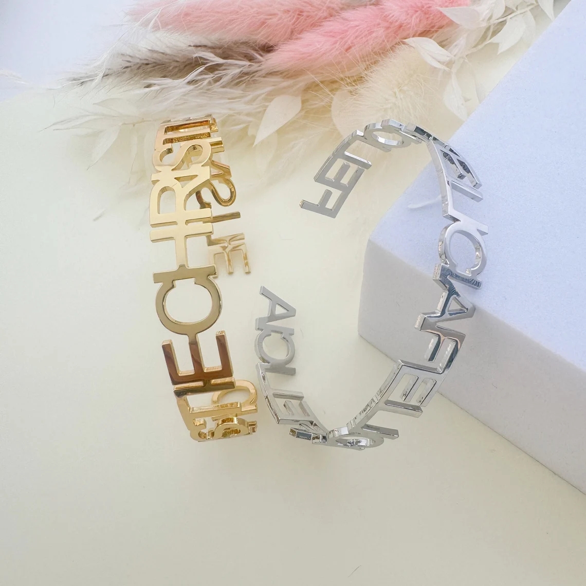 Personalized Custom Children's - Cuff Bangle Bracelet recension och pris