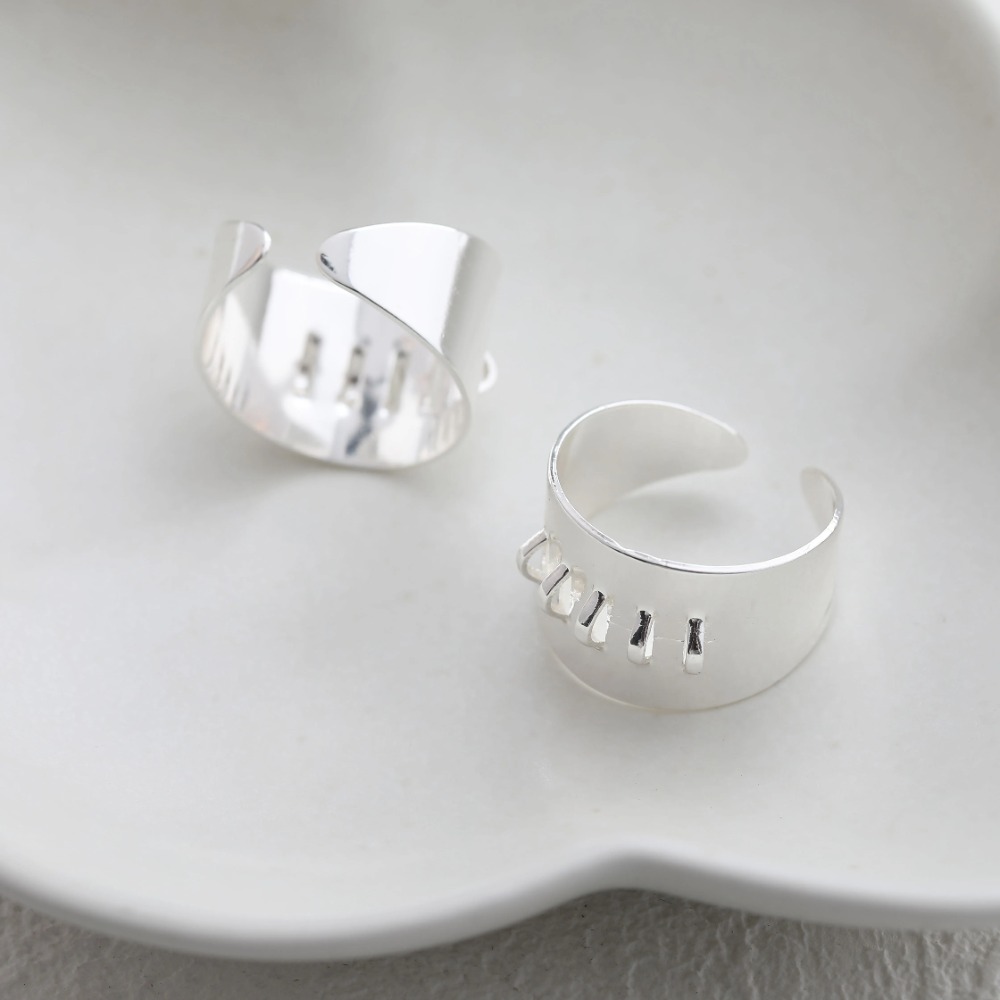 4PCS Brass Ring Settings with  - Gold Plated Ring recension och pris