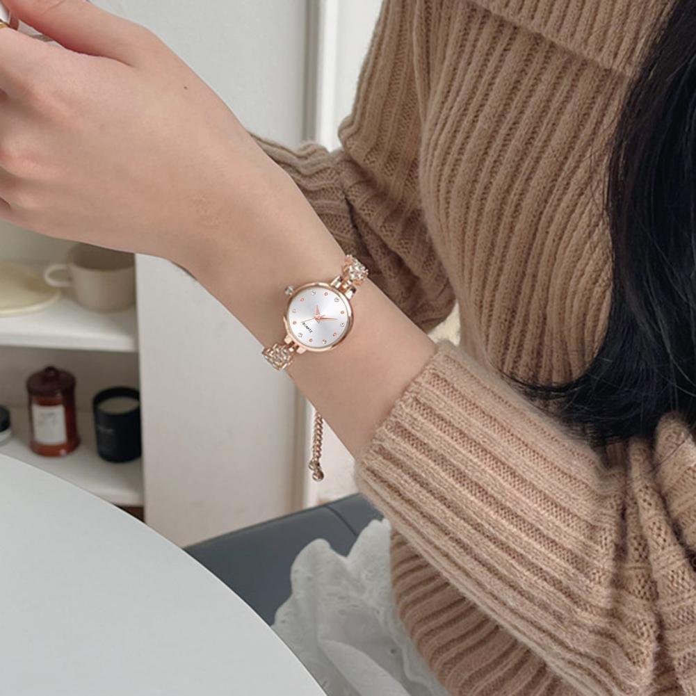 2.3cm Women Rhinestone Bracele - Jewelry Watch Making recension och pris