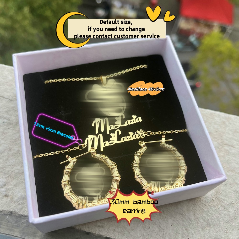 DUOYING Custom Character Jewel - Engraved Name Necklace recension och pris