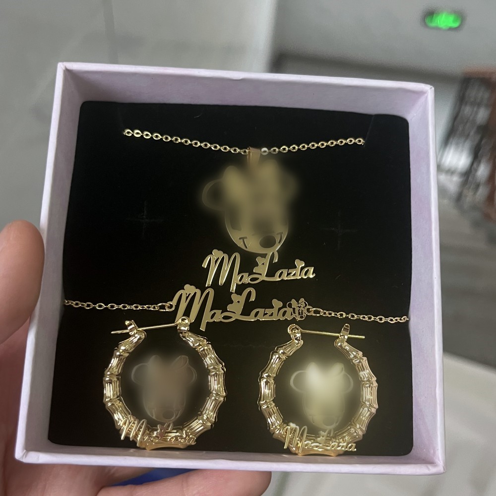 DUOYING Custom Character Jewel - Engraved Name Necklace recension och pris
