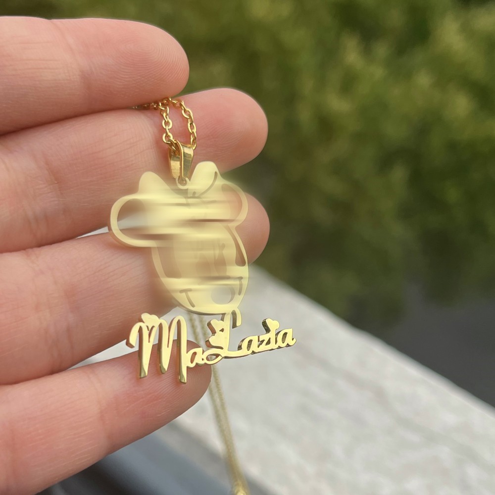 DUOYING Custom Character Jewel - Engraved Name Necklace recension och pris