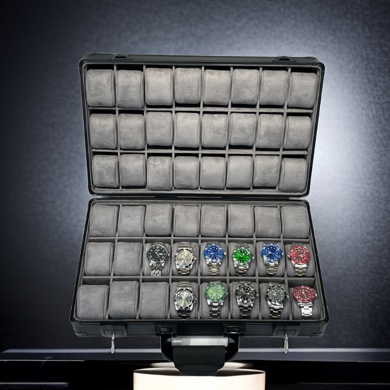 Aluminum Green Watch Box Mens  - Jewelry Rolex Watches recension och pris