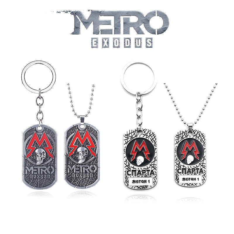 Game Metro Exodus 2033 Keychai - Mens Dog Tag Necklace recension och pris