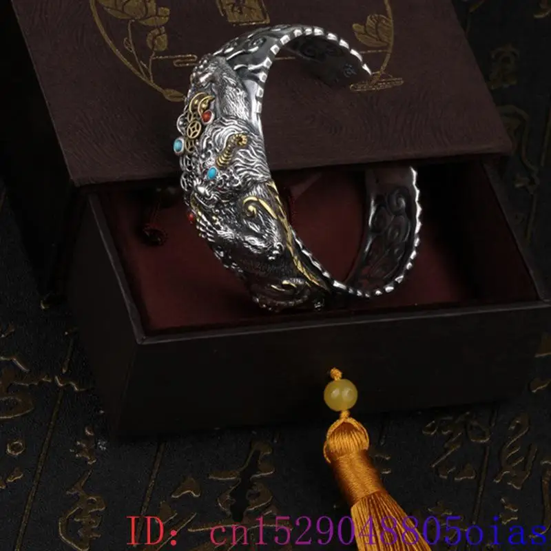 Lucky Pixiu Tiger Bracelet Nat - Cuff Bangle Bracelet recension och pris