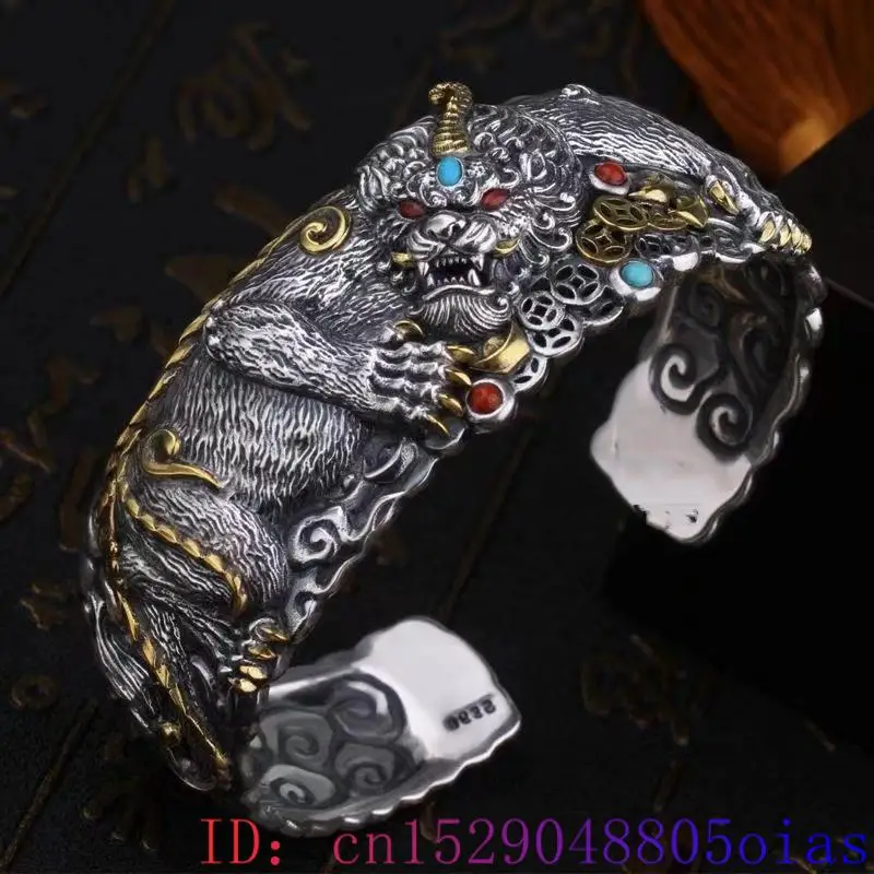 Lucky Pixiu Tiger Bracelet Nat - Cuff Bangle Bracelet recension och pris