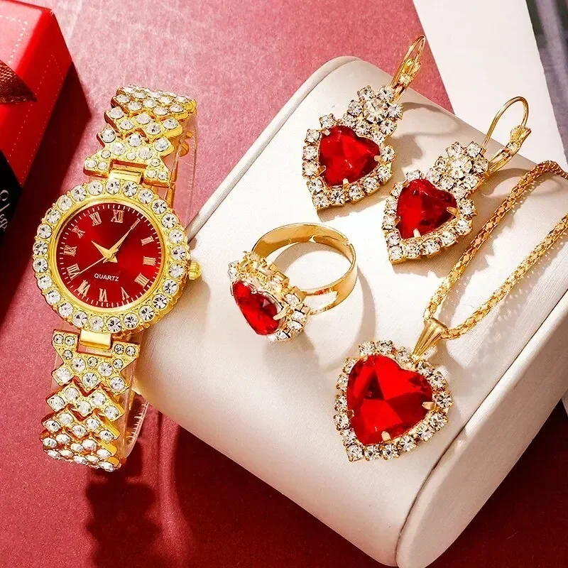 Golden Luxury Watch Women Ring - Jewelry Watch Making recension och pris