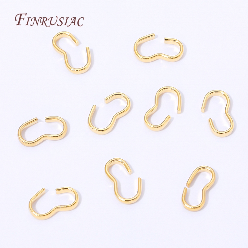 18K Gold Plated Open S Hook Cl - Gold Plated Ring recension och pris
