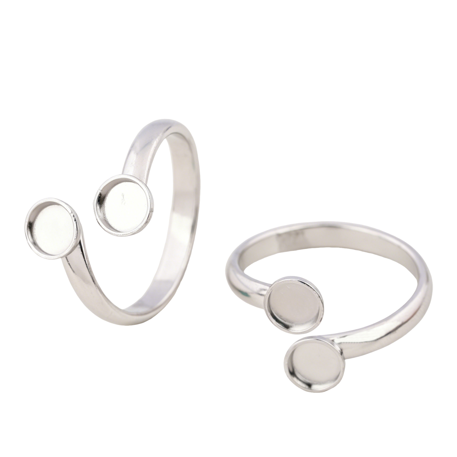 10pcs Stainless Steel Adjustab - Gold Plated Ring recension och pris
