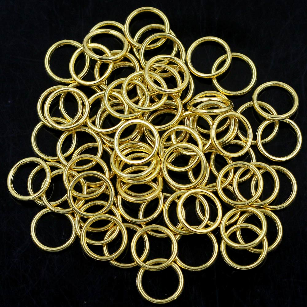 500Pcs Open Jump Rings Alloy G - Gold Plated Ring recension och pris