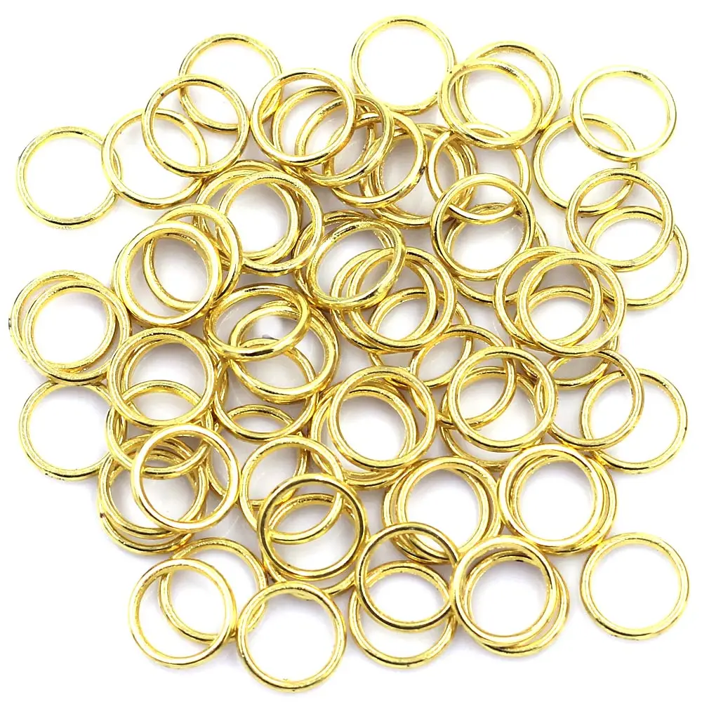 500Pcs Open Jump Rings Alloy G - Gold Plated Ring recension och pris