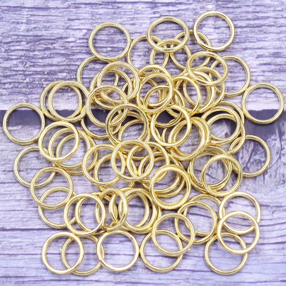 500Pcs Open Jump Rings Alloy G - Gold Plated Ring recension och pris