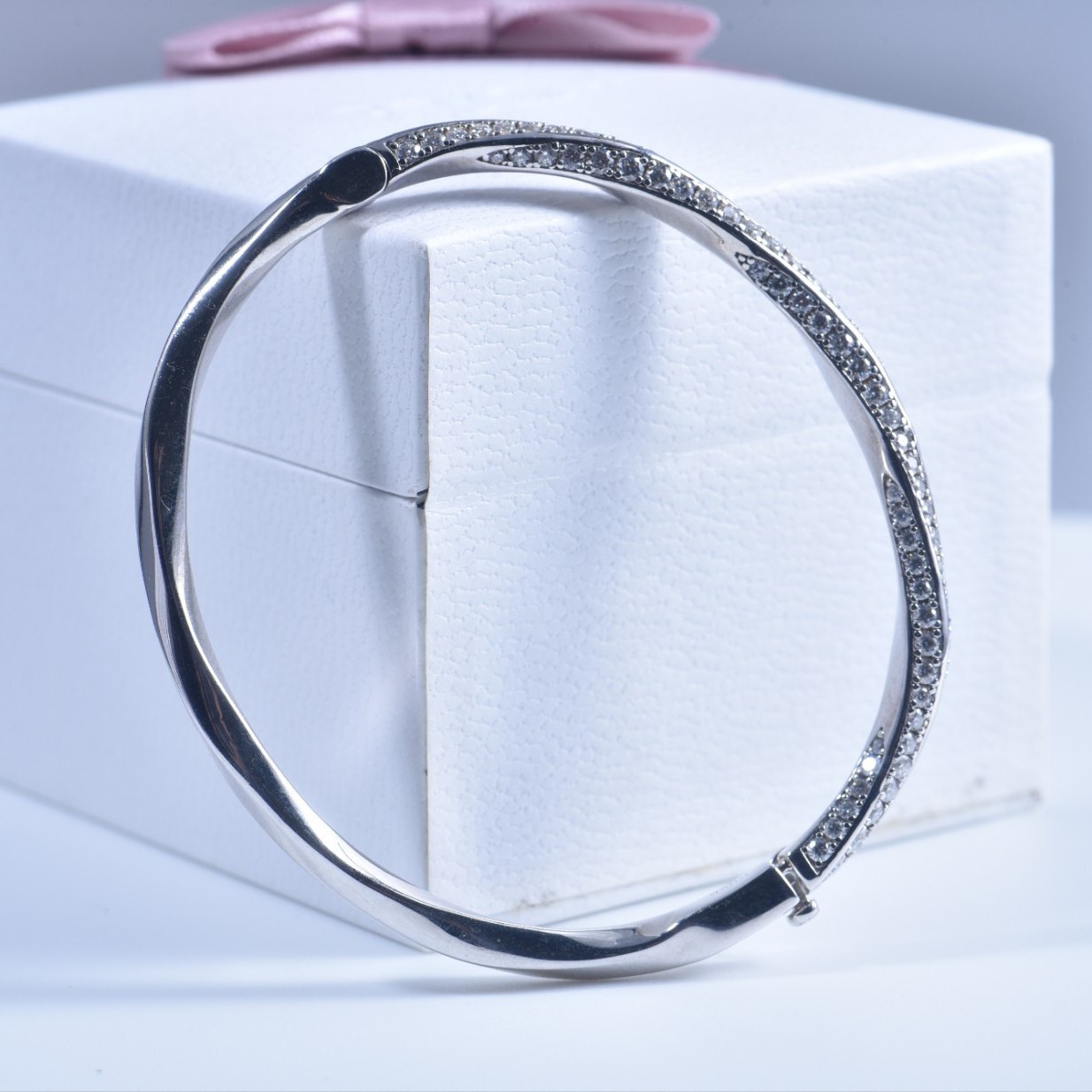 s925 Sterling Silver Bangle fo - Cuff Bangle Bracelet recension och pris