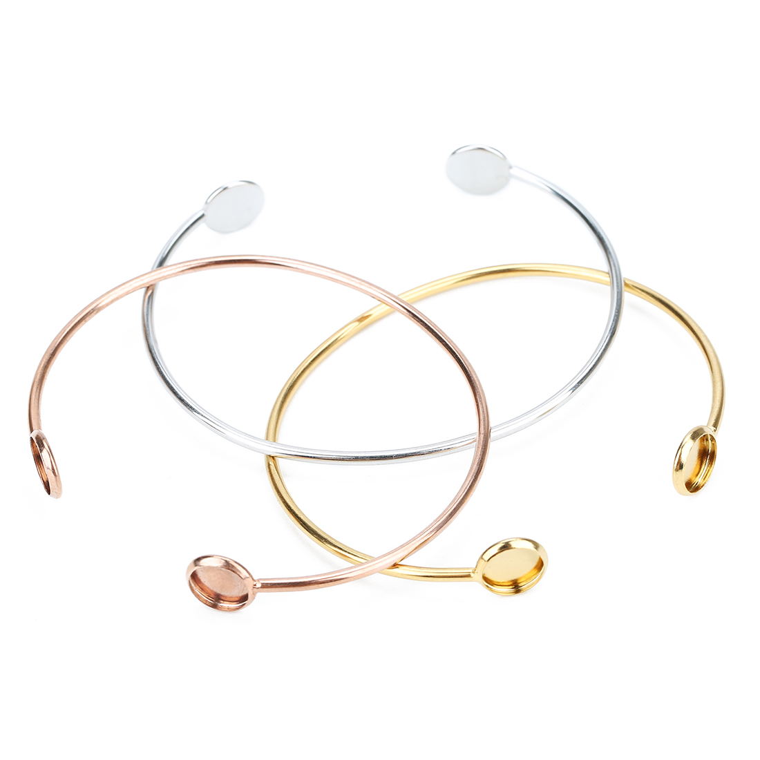 16.6cm Stainless Steel Bracele - Cuff Bangle Bracelet recension och pris