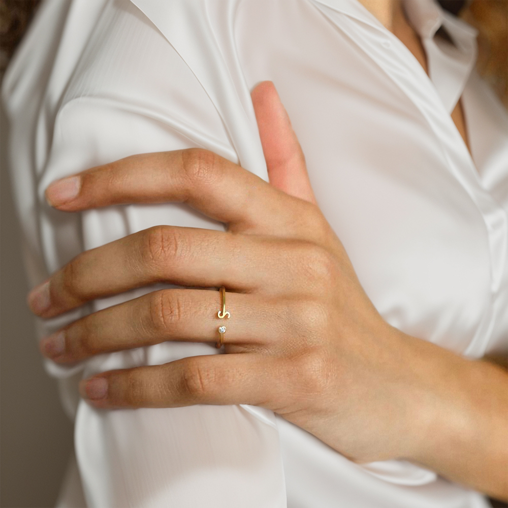 EMANCO  Custom Open End Rings  - Birthstone Ring Set recension och pris