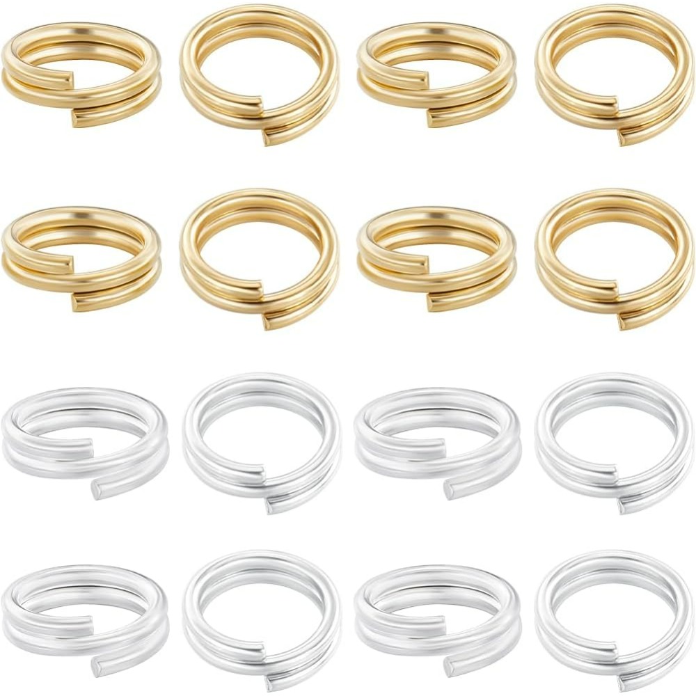 1 Box 80Pcs Split Jump Ring 24 - Gold Plated Ring recension och pris