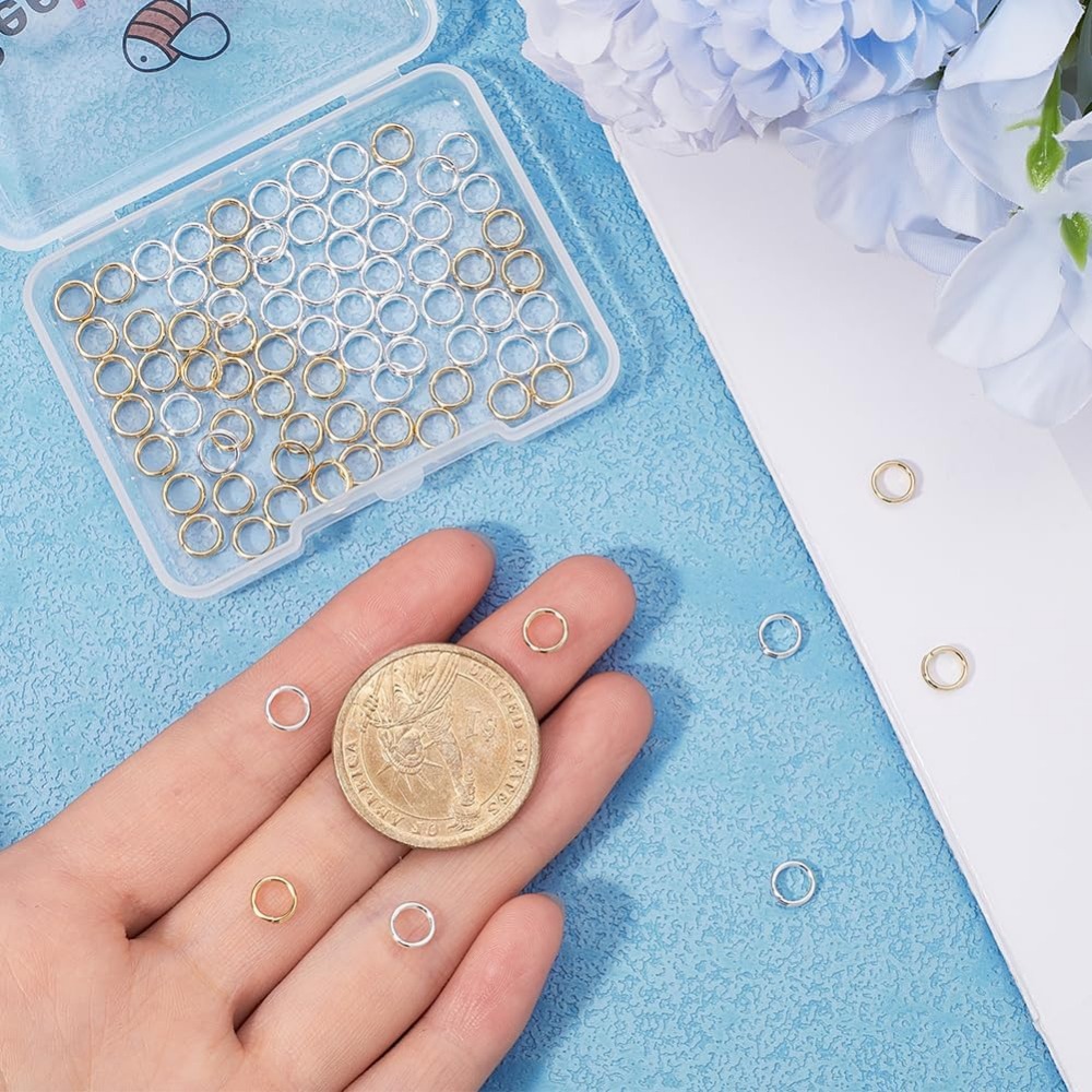 1 Box 80Pcs Split Jump Ring 24 - Gold Plated Ring recension och pris