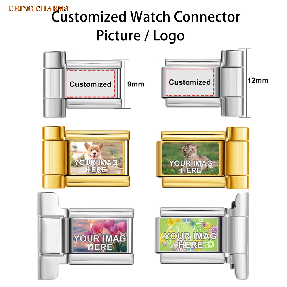 1 pair Picture Logo Customized - Jewelry Watches For Women recension och pris