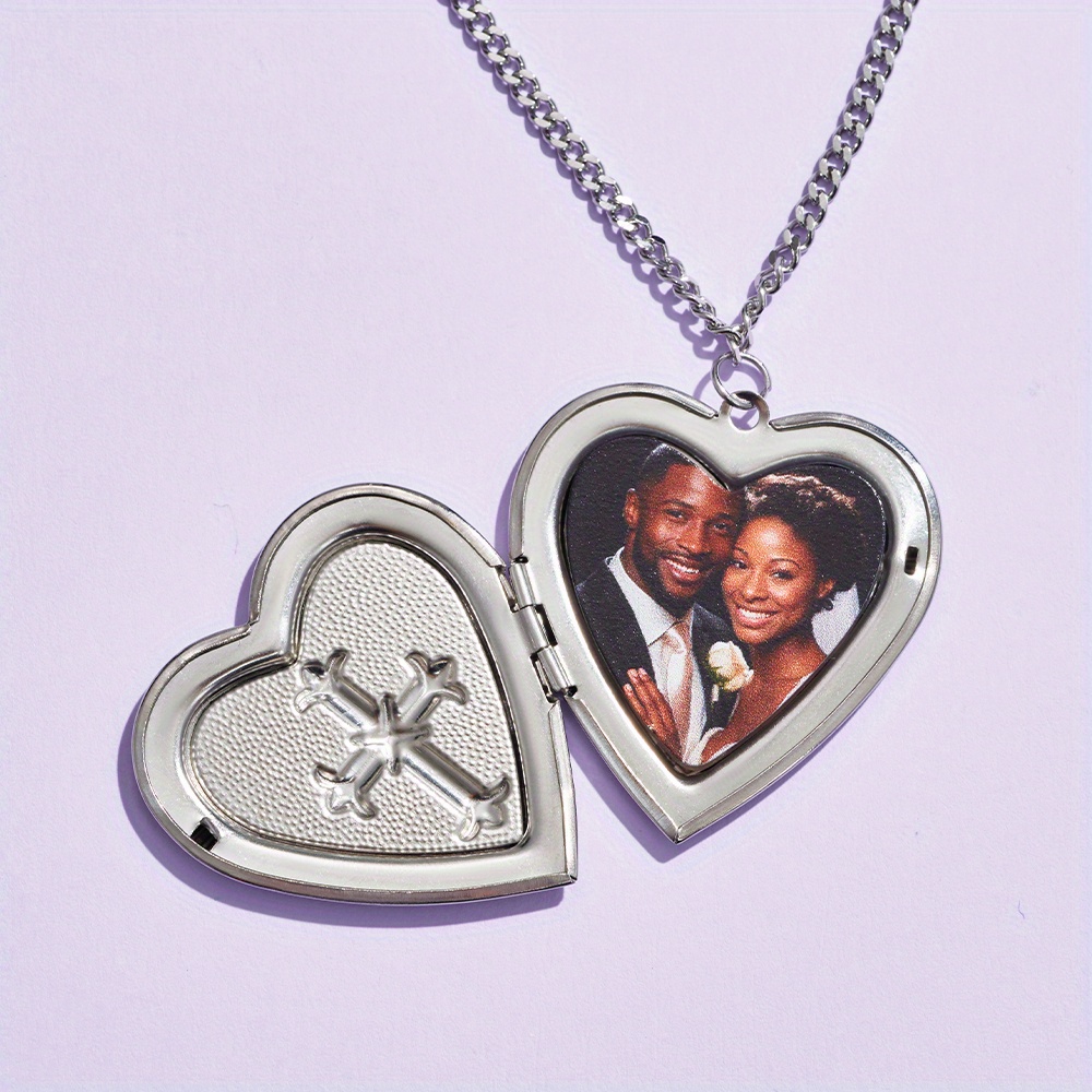Custom acrylic name heart neck - Engraved Name Necklace recension och pris
