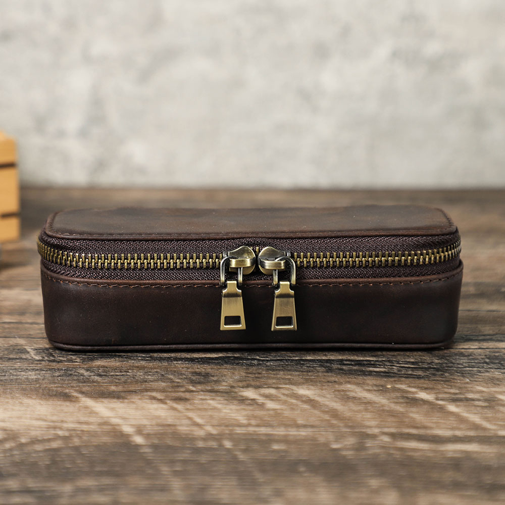 Vintage Genuine Leather Portab - Jewelry Or Watches recension och pris