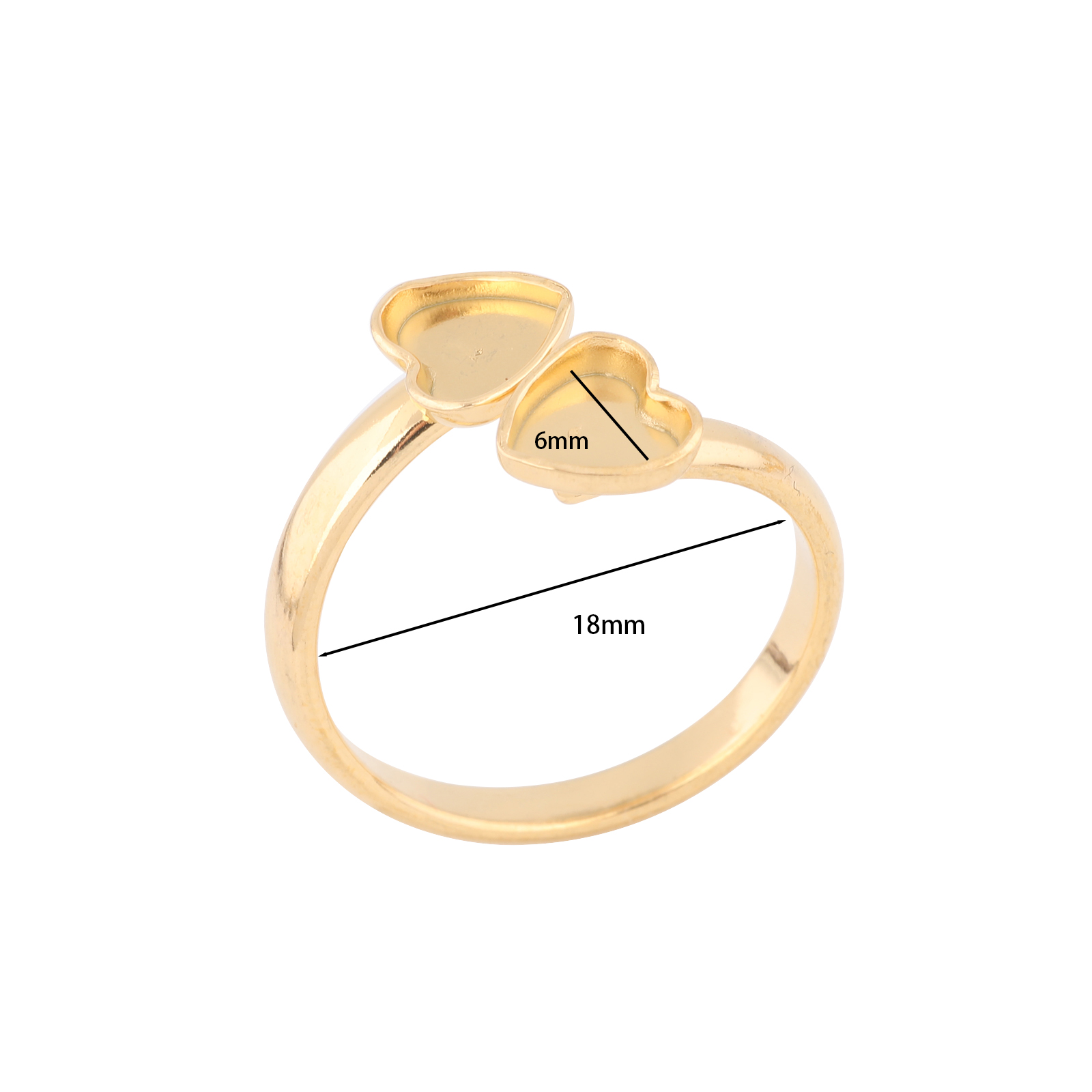 10pcs Stainless Steel Gold Pla - Gold Plated Ring recension och pris