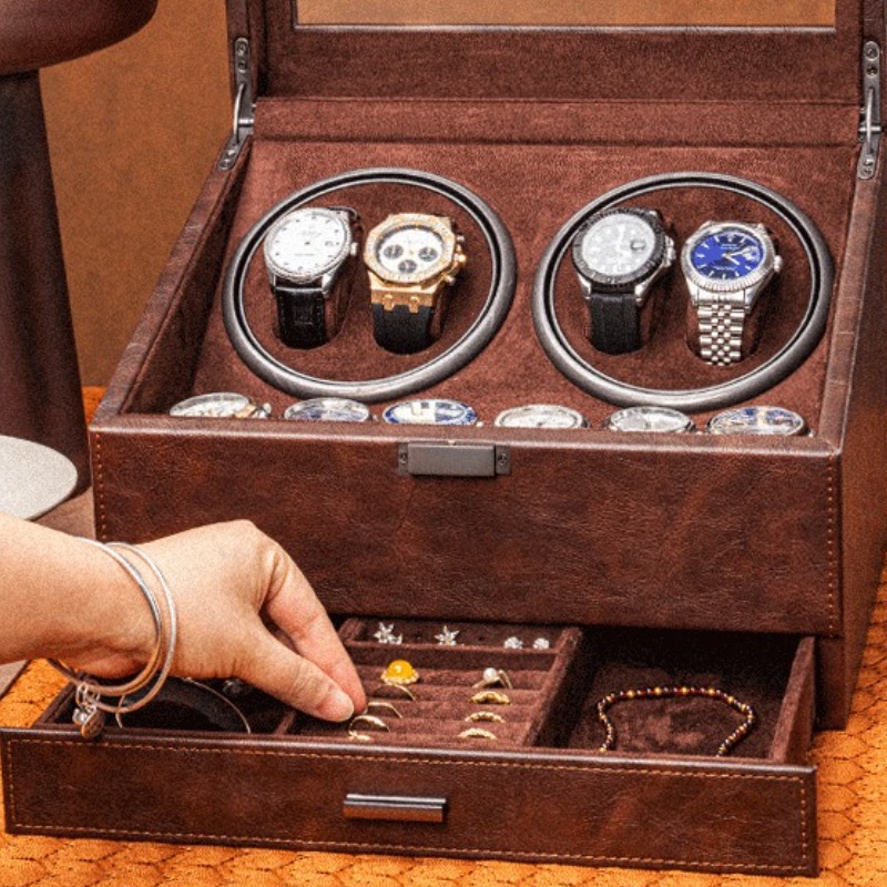 Automatic Watch Winder Box wit - Jewelry Or Watches recension och pris